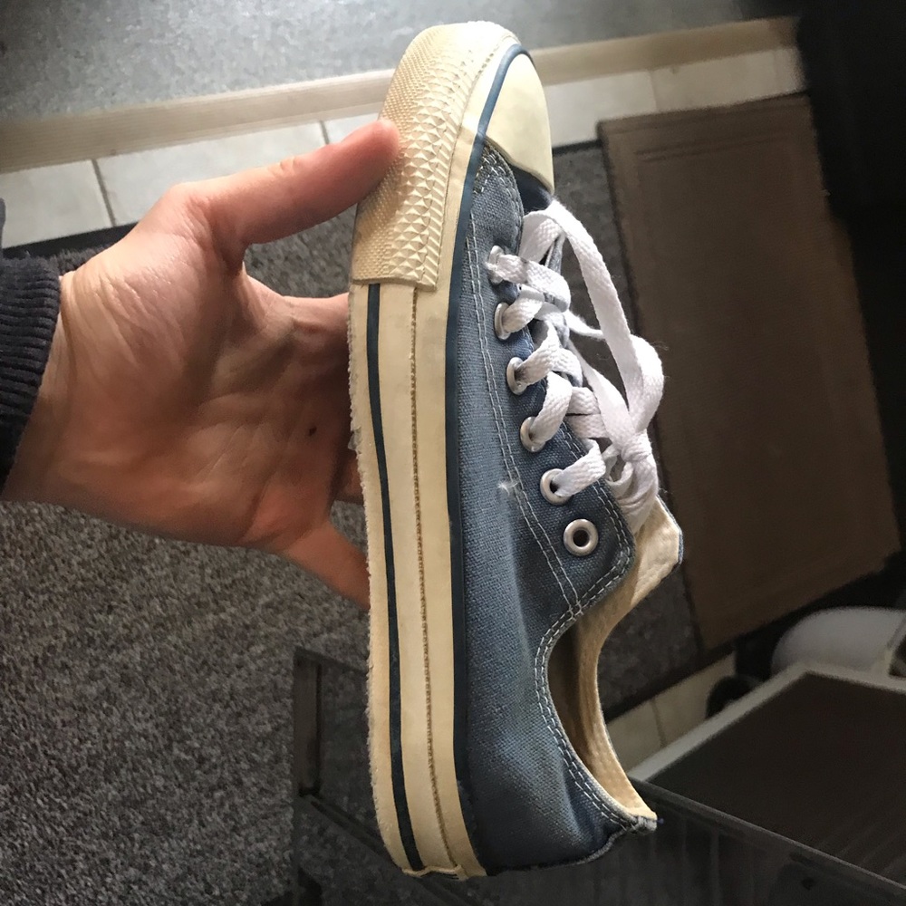 Blue Low Converse